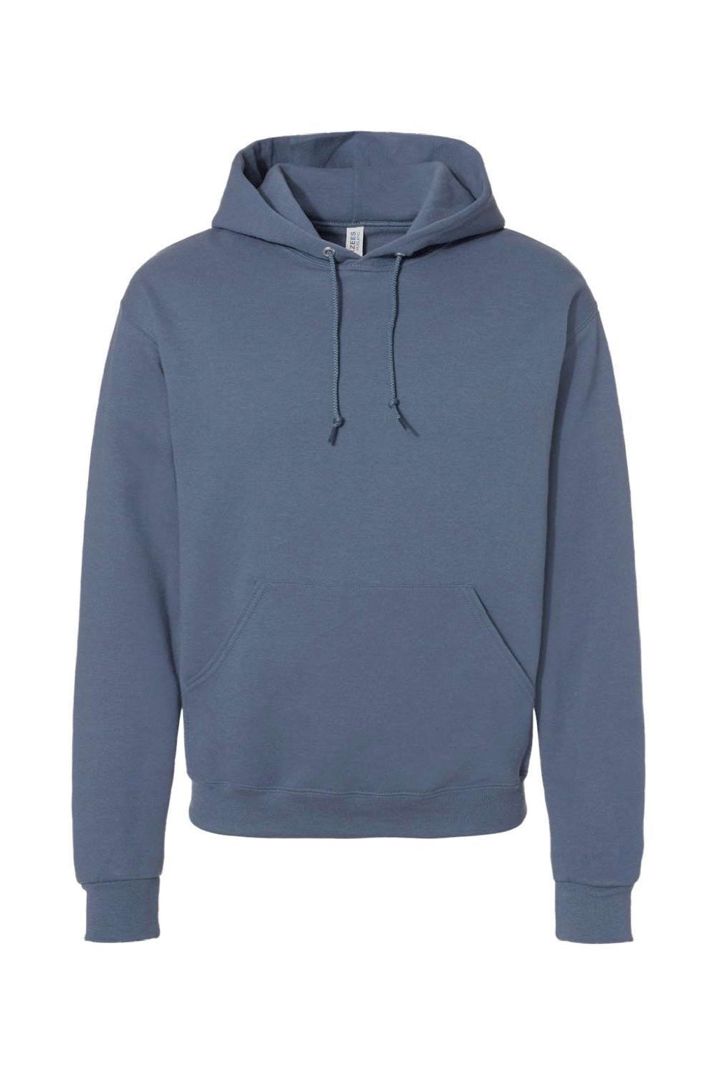 Jerzees 996M/996MR Mens NuBlend Pill Resistant Fleece Hooded Sweatshirt Hoodie w/ Pouch Pocket Denim Blue Flat Front