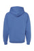 Jerzees 996M/996MR Mens NuBlend Pill Resistant Fleece Hooded Sweatshirt Hoodie w/ Pouch Pocket Periwinkle Blue Flat Back