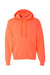 Jerzees 996M/996MR Mens NuBlend Pill Resistant Fleece Hooded Sweatshirt Hoodie w/ Pouch Pocket Heather Retro Coral Flat Front