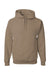 Jerzees 996M/996MR Mens NuBlend Pill Resistant Fleece Hooded Sweatshirt Hoodie w/ Pouch Pocket Safari Brown Flat Front
