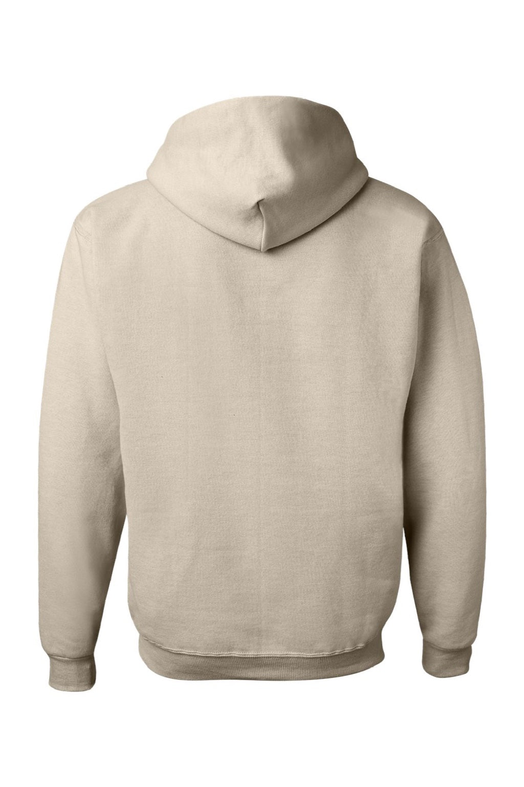 Jerzees 996M/996MR Mens NuBlend Pill Resistant Fleece Hooded Sweatshirt Hoodie w/ Pouch Pocket Sandstone Flat Back