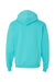 Jerzees 996M/996MR Mens NuBlend Pill Resistant Fleece Hooded Sweatshirt Hoodie w/ Pouch Pocket Scuba Blue Flat Back