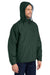 Port Authority JP56 Mens Team Wind & Water Resistant Full Zip Hooded Jacket Hunter Green Model 3q