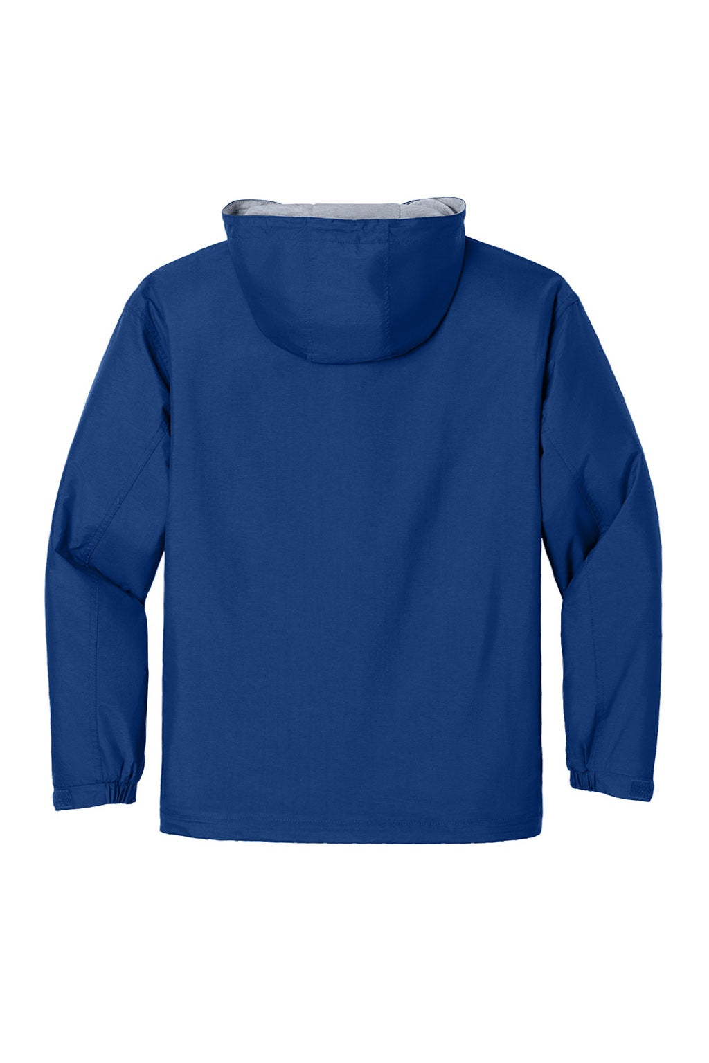 Port Authority JP56 Mens Team Wind & Water Resistant Full Zip Hooded Jacket Royal Blue Flat Back