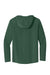 Sport-Tek JST488 Mens Repeat Moisture Wicking 1/4 Zip Hooded Jacket Forest Green Flat Back