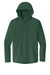 Sport-Tek JST488 Mens Repeat Moisture Wicking 1/4 Zip Hooded Jacket Forest Green Flat Front