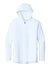 Sport-Tek JST488 Mens Repeat Moisture Wicking 1/4 Zip Hooded Jacket White Flat Front