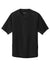 Sport-Tek JST489 Mens Repeat Moisture Wicking 1/4 Zip Short Sleeve Jacket Black Flat Front