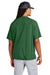 Sport-Tek JST489 Mens Repeat Moisture Wicking 1/4 Zip Short Sleeve Jacket Forest Green Model Back