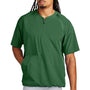 Sport-Tek Mens Repeat Moisture Wicking 1/4 Zip Short Sleeve Jacket - Forest Green