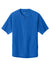 Sport-Tek JST489 Mens Repeat Moisture Wicking 1/4 Zip Short Sleeve Jacket True Royal Blue Flat Front