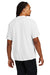 Sport-Tek JST489 Mens Repeat Moisture Wicking 1/4 Zip Short Sleeve Jacket White Model Back