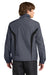 Sport-Tek JST60 Mens Water Resistant Full Zip Jacket Graphite Grey/Black Model Back