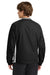 Sport-Tek JST62 Mens Water Resistant V-Neck Jacket Black/White Model Back