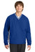 Sport-Tek JST62 Mens Water Resistant V-Neck Jacket True Royal Blue/White Model Front