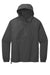 Sport-Tek JST66 Mens Wind & Water Resistant Packable Anorak 1/4 Zip Hooded Jacket Graphite Grey Flat Front