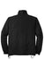 Sport-Tek JST70 Mens Water Resistant Full Zip Wind Jacket Black Flat Back