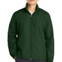 Sport-Tek Mens Water Resistant Full Zip Wind Jacket - Forest Green
