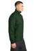Sport-Tek JST70 Mens Water Resistant Full Zip Wind Jacket Forest Green Model Side
