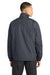 Sport-Tek JST70 Mens Water Resistant Full Zip Wind Jacket Graphite Grey Model Back