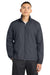 Sport-Tek JST70 Mens Water Resistant Full Zip Wind Jacket Graphite Grey Model Front