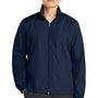 Sport-Tek Mens Water Resistant Full Zip Wind Jacket - True Navy Blue