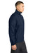Sport-Tek JST70 Mens Water Resistant Full Zip Wind Jacket True Navy Blue Model Side