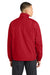 Sport-Tek JST70 Mens Water Resistant Full Zip Wind Jacket True Red Model Back