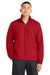 Sport-Tek JST70 Mens Water Resistant Full Zip Wind Jacket True Red Model Front