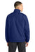 Sport-Tek JST70 Mens Water Resistant Full Zip Wind Jacket True Royal Blue Model Back