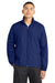 Sport-Tek JST70 Mens Water Resistant Full Zip Wind Jacket True Royal Blue Model Front