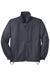 Sport-Tek JST70 Mens Water Resistant Full Zip Wind Jacket Graphite Grey Flat Front