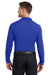 Port Authority K100LS Mens Core Classic Long Sleeve Polo Shirt True Royal Blue Model Back