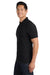 Port Authority K100P Mens Core Classic Short Sleeve Polo Shirt w/ Pocket Deep Black Model Side