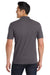 Port Authority K100P Mens Core Classic Short Sleeve Polo Shirt w/ Pocket Graphite Grey Model Back