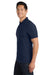 Port Authority K100P Mens Core Classic Short Sleeve Polo Shirt w/ Pocket River Navy Blue Model Side