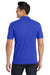 Port Authority K100P Mens Core Classic Short Sleeve Polo Shirt w/ Pocket True Royal Blue Model Back
