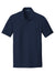 Port Authority K100P Mens Core Classic Short Sleeve Polo Shirt w/ Pocket River Navy Blue Flat Front