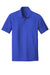 Port Authority K100P Mens Core Classic Short Sleeve Polo Shirt w/ Pocket True Royal Blue Flat Front