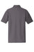 Port Authority K100/TLK100 Mens Core Classic Short Sleeve Polo Shirt Graphite Grey Flat Back