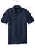 Port Authority K100/TLK100 Mens Core Classic Short Sleeve Polo Shirt River Navy Blue Flat Front