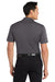 Port Authority K110P Mens Dry Zone Moisture Wicking Short Sleeve Polo Shirt w/ Pocket Graphite Grey Model Back