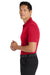 Port Authority K110P Mens Dry Zone Moisture Wicking Short Sleeve Polo Shirt w/ Pocket Rich Red Model Side