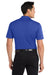 Port Authority K110P Mens Dry Zone Moisture Wicking Short Sleeve Polo Shirt w/ Pocket True Royal Blue Model Back