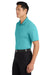 Port Authority K110 Mens Dry Zone Moisture Wicking Short Sleeve Polo Shirt Aquamarine Model Side