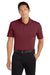 Port Authority K110 Mens Dry Zone Moisture Wicking Short Sleeve Polo Shirt Burgundy Model Front