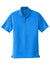 Port Authority K110 Mens Dry Zone Moisture Wicking Short Sleeve Polo Shirt Coastal Blue Flat Front