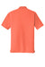 Port Authority K110 Mens Dry Zone Moisture Wicking Short Sleeve Polo Shirt Coral Splash Flat Back