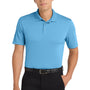 Port Authority Mens Dry Zone Moisture Wicking Short Sleeve Polo Shirt - Carolina Blue