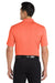 Port Authority K110 Mens Dry Zone Moisture Wicking Short Sleeve Polo Shirt Coral Splash Model Back